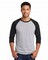 Gildan Unisex Heavy Cotton Raglan Crewneck 3/4 Sleeve T-Shirt for Everyday Comfort & Custom Printing Tee
